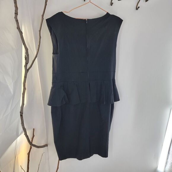 Torrid peplum black wiggle dress - Picture 5 of 8